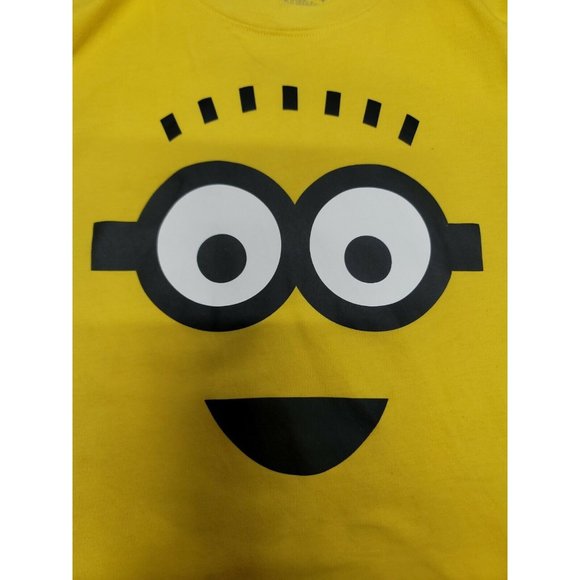Universal Studios Singapore Yellow Short Sleeve Minions T Shirt Sz M 100% Cotton - Picture 5 of 5